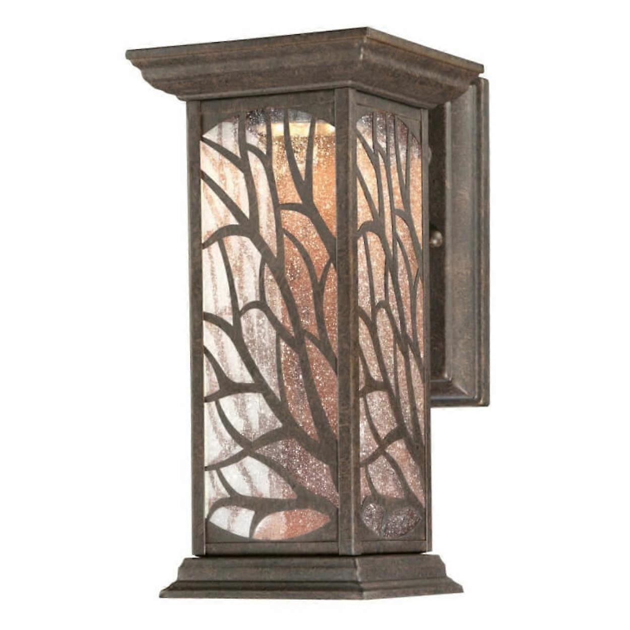 Dimmable LED Outdoor Wall Light Fitting Willow Bronze