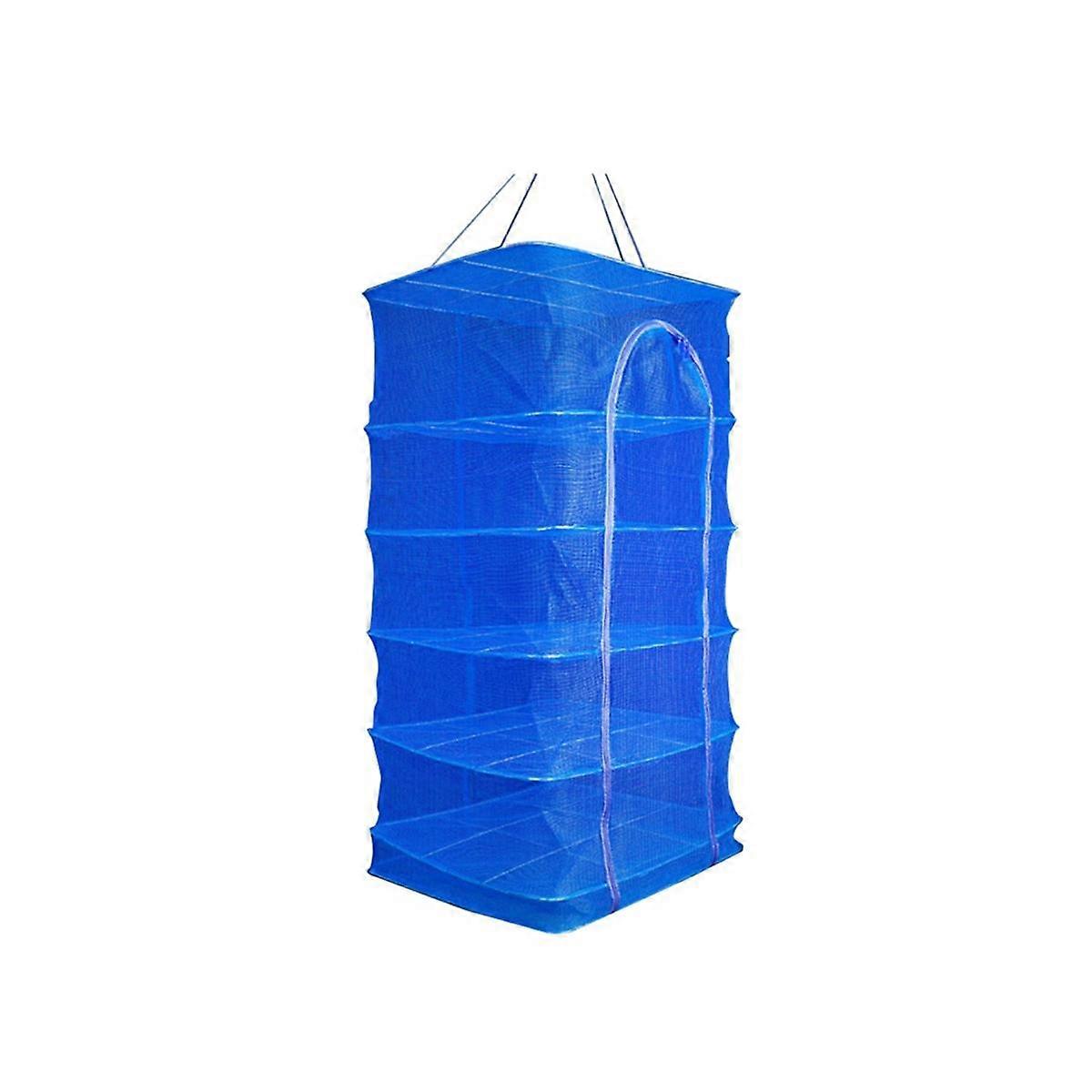 5 Layers Fish Mesh Hanging Sun Dry Net for Food Dehydrator Durable Folding Vegetable Herbs Fishes Dryer Net Drying Racks