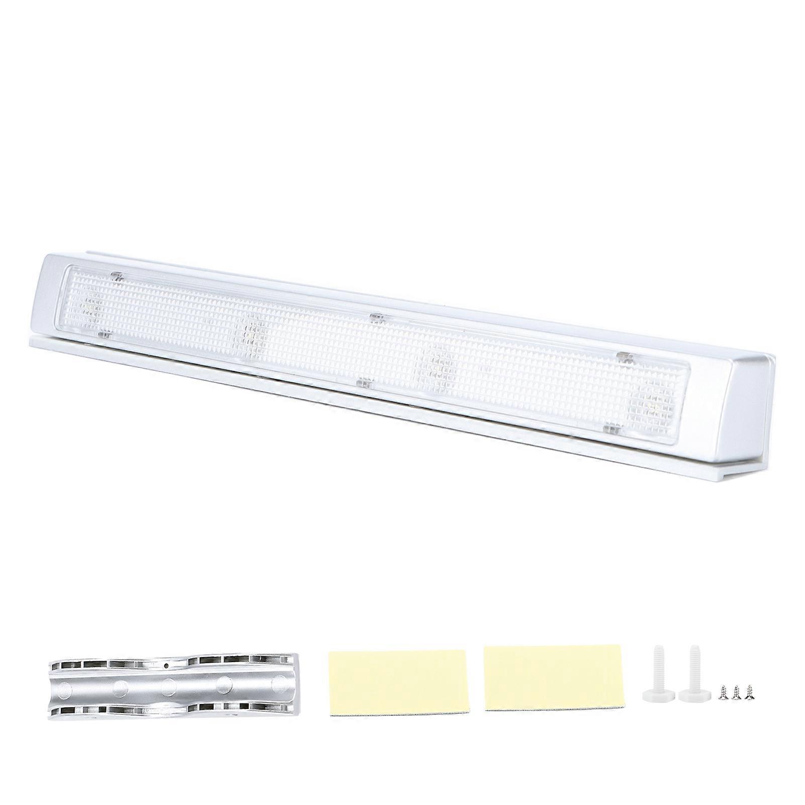 Vibration Sensor Light 4 LED Drawer Closet Cabinet Lamp for Reading Study Working Cupboard