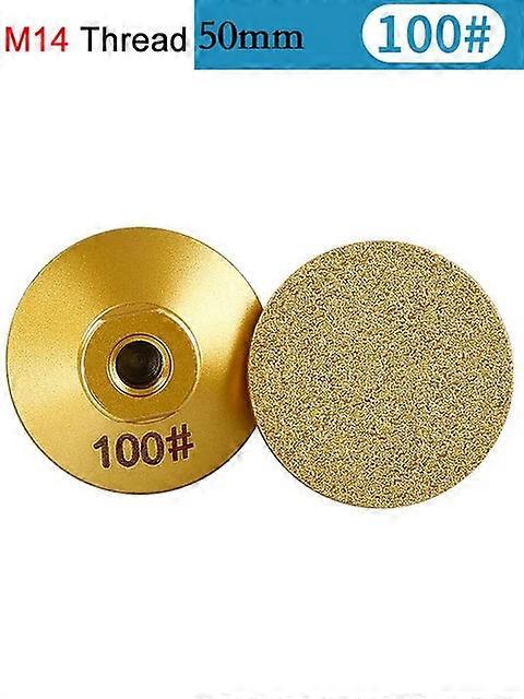 45/60/100# Brazed Flat Grinding Head Abrasive Polishing Stone Marble Quartz Granite Cobblestone Grind S Efficient