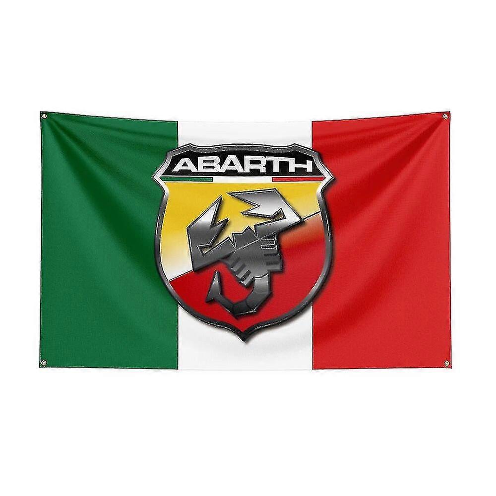 3X5 FT bendera Abarth Polyester dicetak spanduk mobil untuk dekorasi