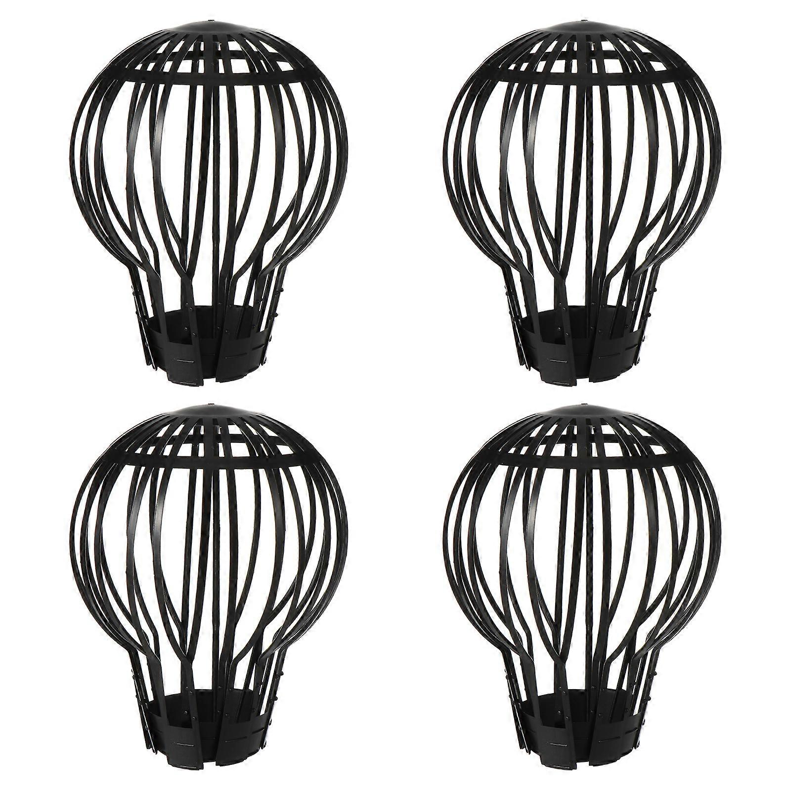 4pcs Rooftop Drain Sink Draining Mesh Cover Anti-blocking Cover Leaf Filter