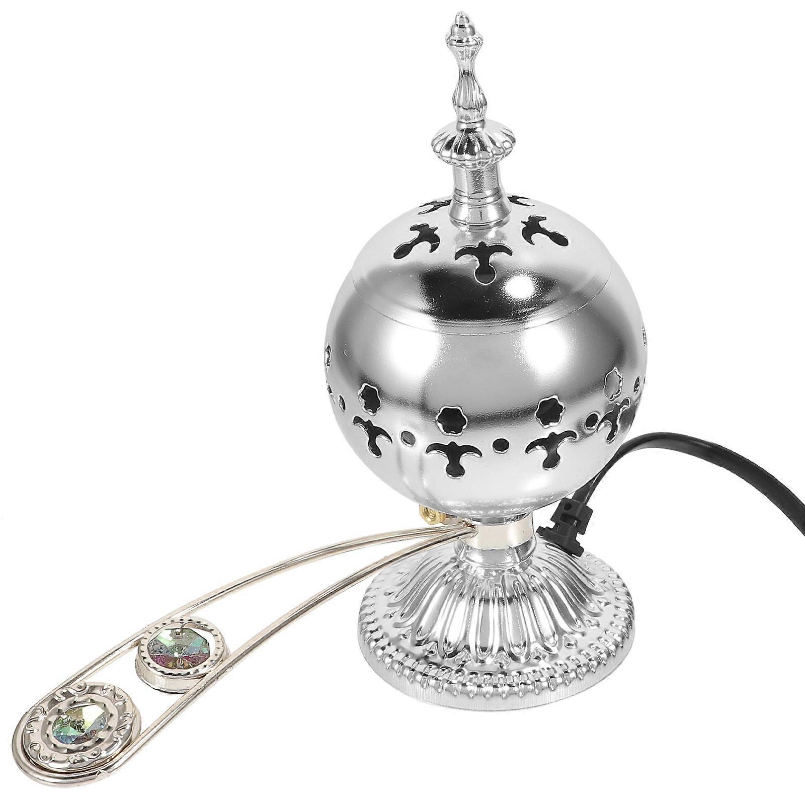 Plug in Incense Cone Burner Decorative Incense Burner Censer Decoration for Home Temple(EU Plug)