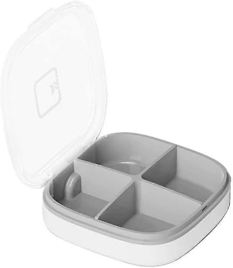 4 compartments mini sealed pill box