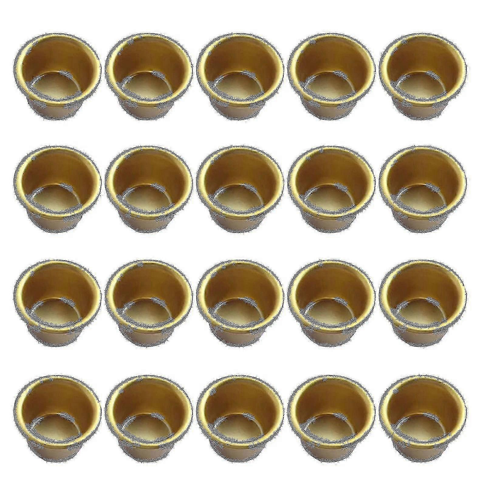 20-pack Metal Candle Insert Holder Set, Compatible With Tree Candle Holders