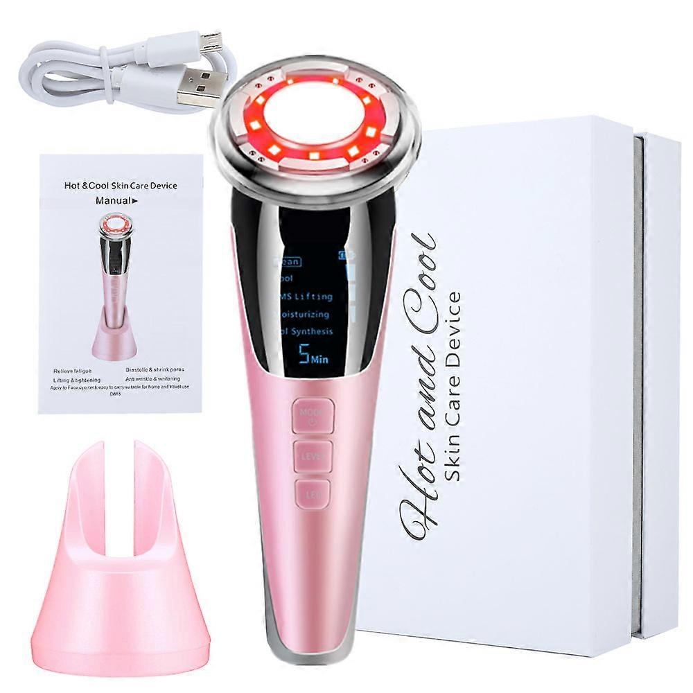 EMS Face Massager Red Light Therapy Beauty Deep Pores Cleanser Anti Aging Microcurrent Face Lifting Machine Double Chin Reduce