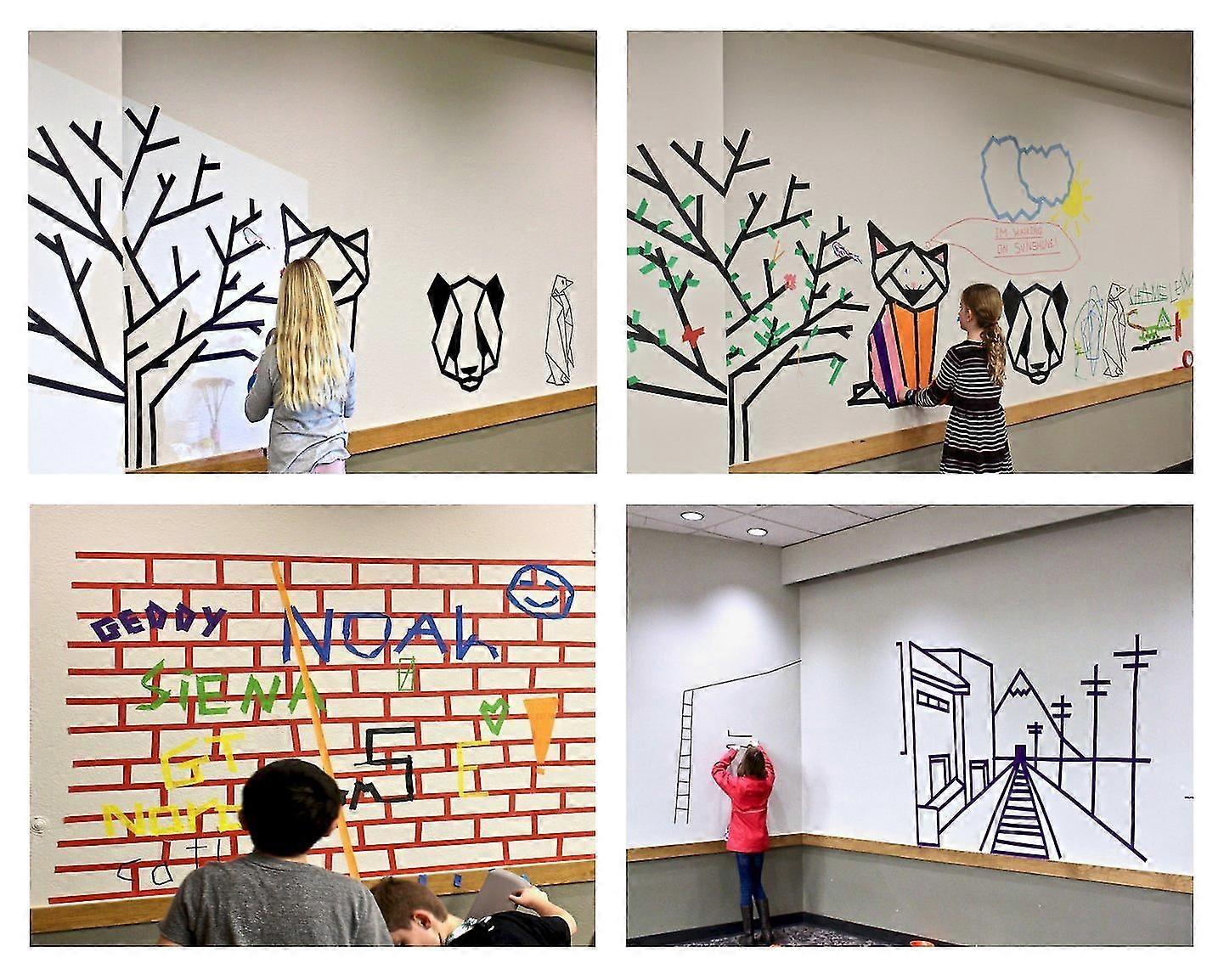 10 rolls colored tape writable masking tape set