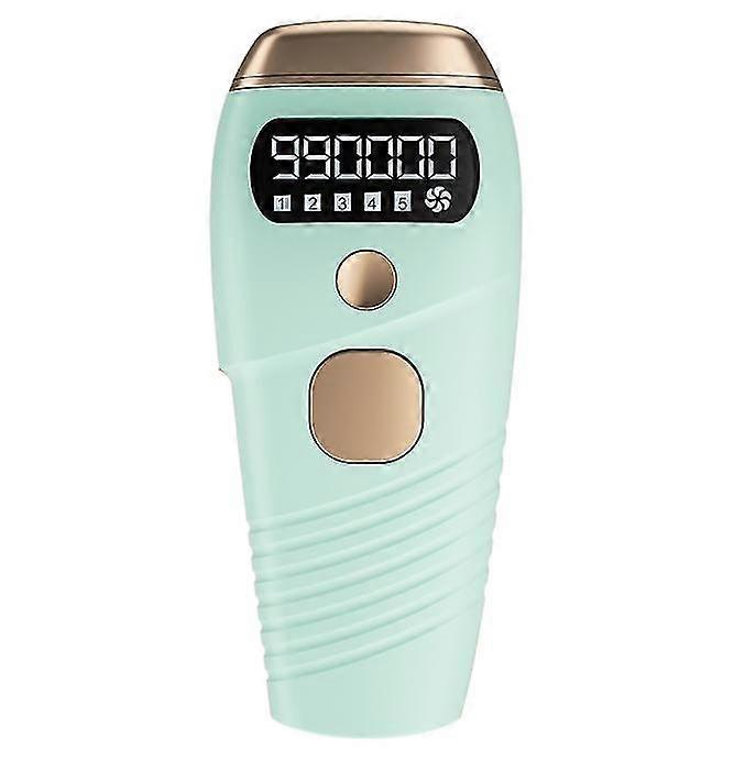 Ipl αποτρίχωση λέιζερ με αναβαθμισμένες 999.999 αναβοσβήνει Αποτρίχωση λέιζερ στο σπίτι για γυναίκες και άνδρες για τα χείλη του προσώπου Γραμμή μπικίνι ποδιών μασχάλης (ανοιχτό πράσινο)