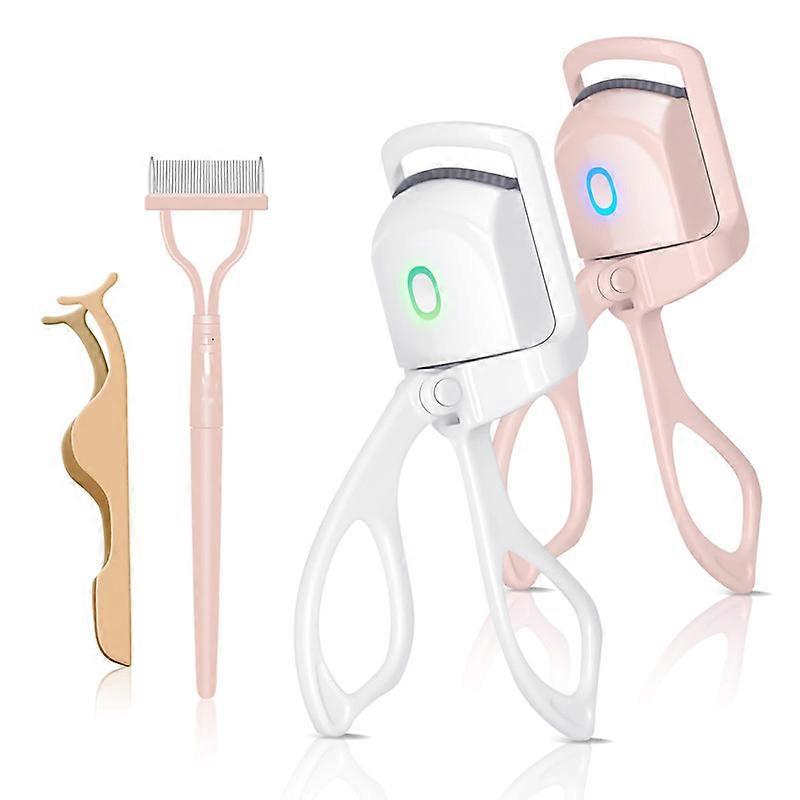 2 Pack Rapid Heated Lash Curler, with Sensing Heating Silicone Pad