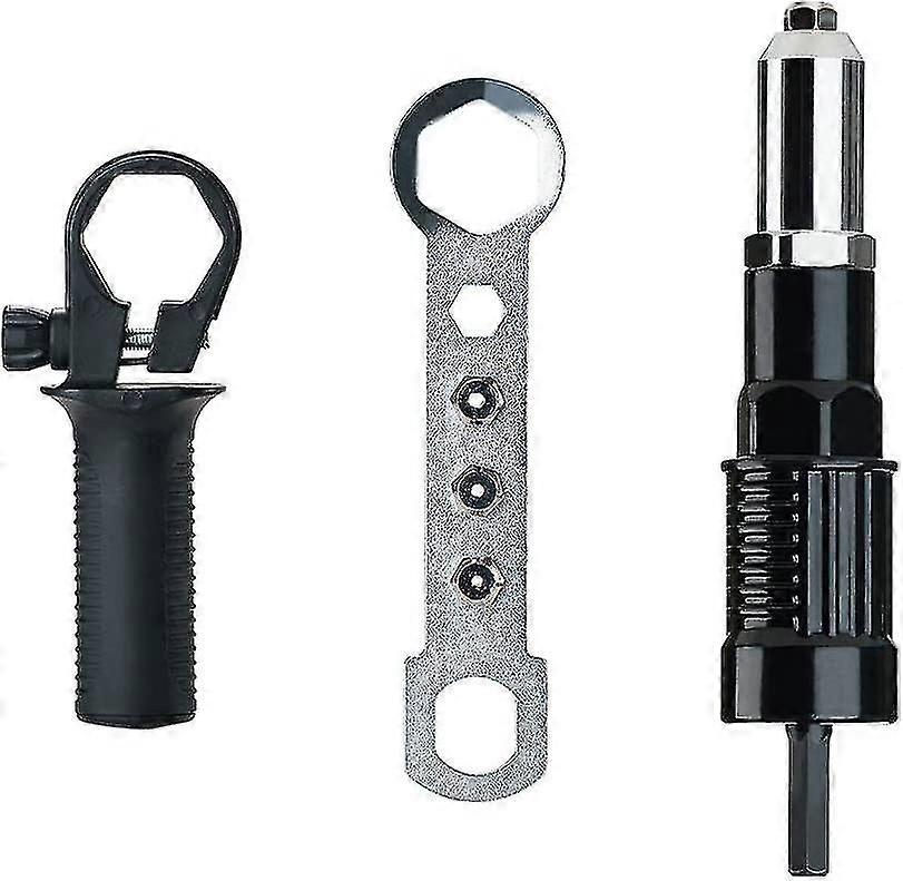 Rivet Gun Adapter Electric Rivet Professional Hand Nut For Cordless Drill Insert Set Hy