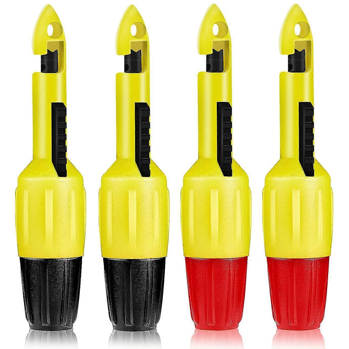 4 Pieces Wire Piercing Probe Insulation Clip Set Wire  For Multimeter Voltagetesting(2mm, 4mm)