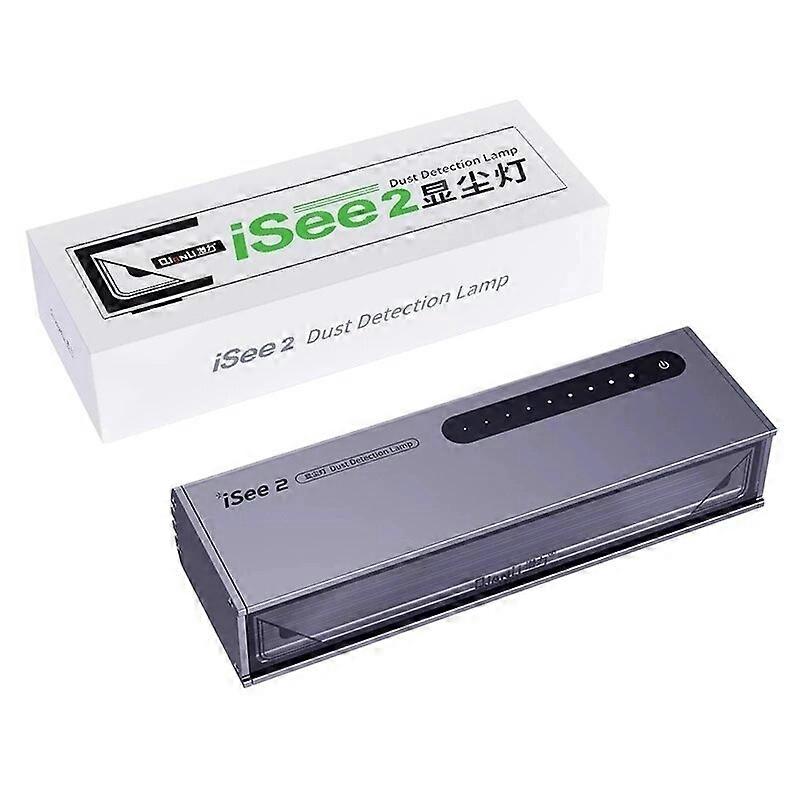 Qianli iSee Professional LED Dust Detection Lamp Fingerprint Scratch Observer Light For LCD Screen Dust Test Green UV Cure Lamp