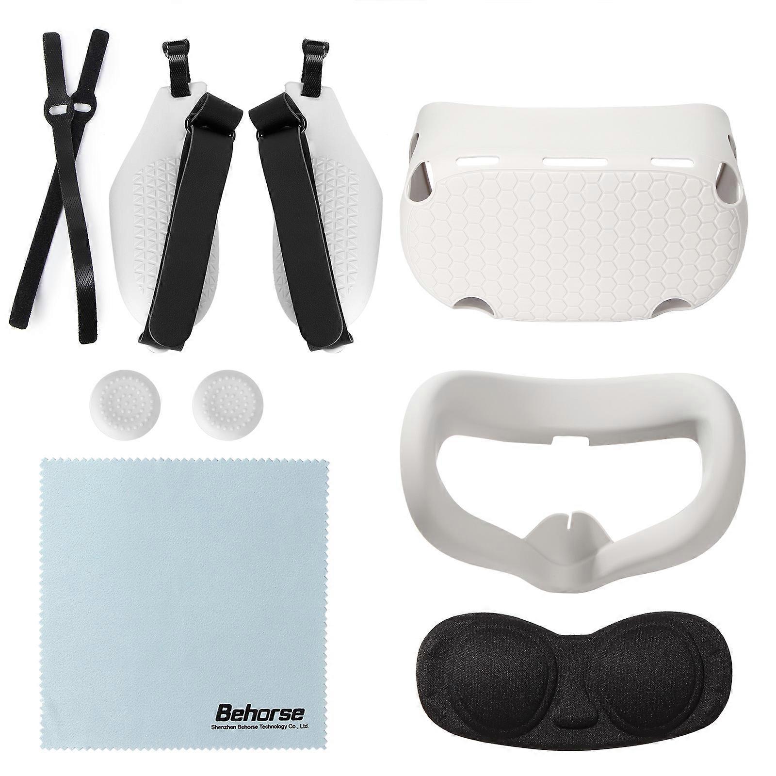 VR Silicone Protective Cover Set For Oculus Quest 2 Touch Controller With Knuckle Strap Handle Grip For Quest 2 Accessories
