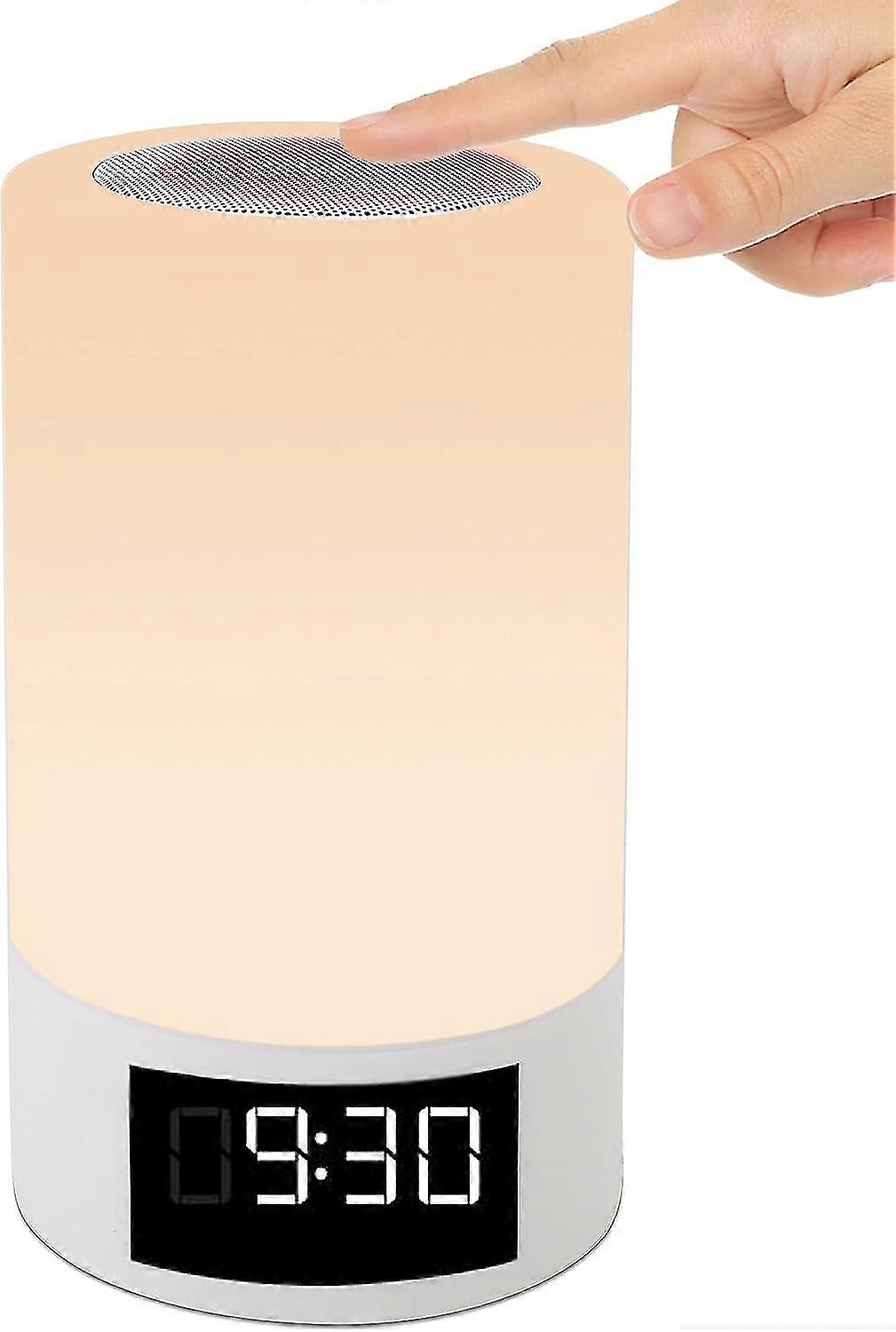 Touch Bedside Lamp Multicolored Light Speaker Rechargeable Led Night Light Bluetooth Table Lamp