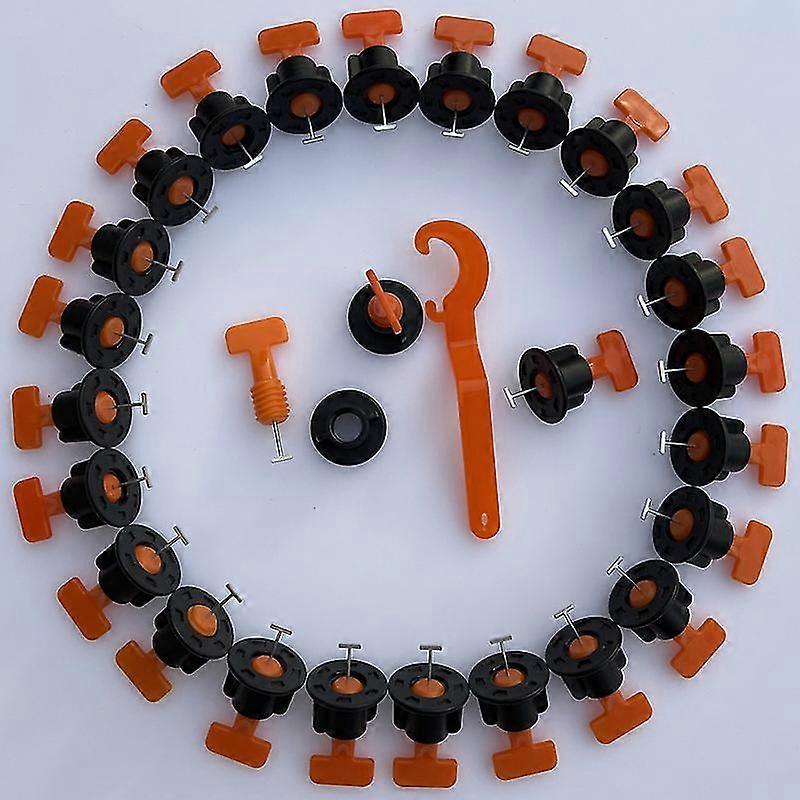 Tile Leveler, Tile Positioning Leveler, 50 Piece Leveling And Leveling System Leveling Kit, Reusable Tile Leveler Kit. (pendulum)