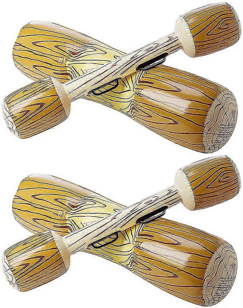 Inflatable Swimming Pool Float [2 Pack] Fun Float Canoe Ride On Pool & Beach Toy