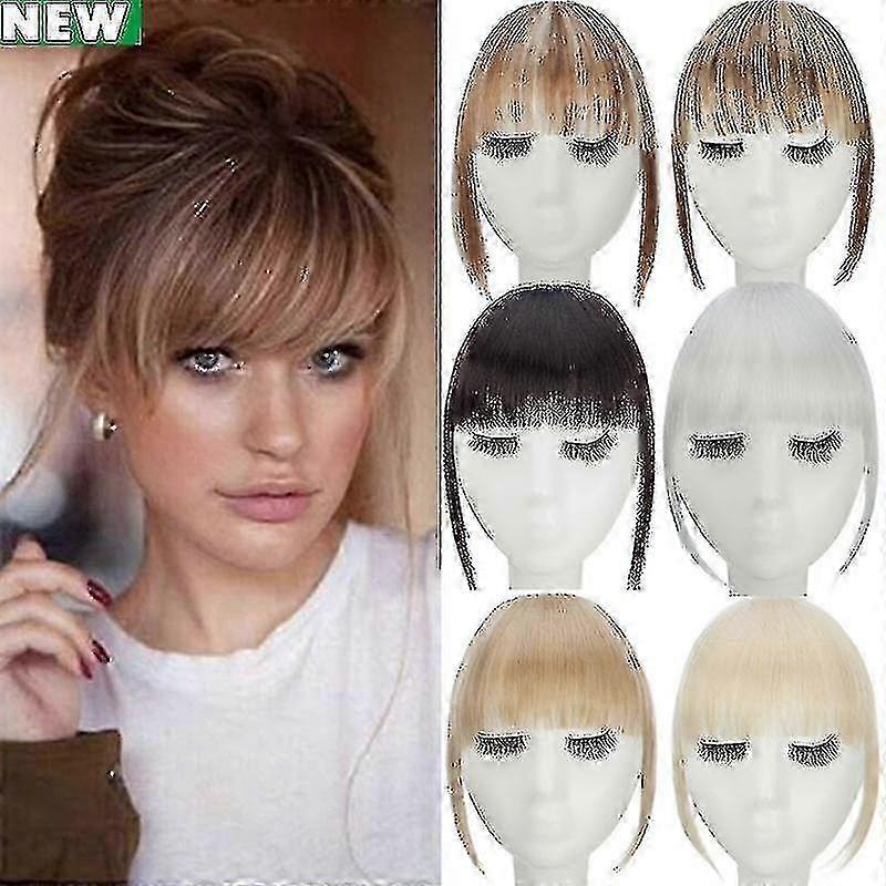 Clip In Hair Bangs Extensions Γαλλικά Hair Bangs Τακτοποιημένα μαλλιά Bang Hair Pieces
