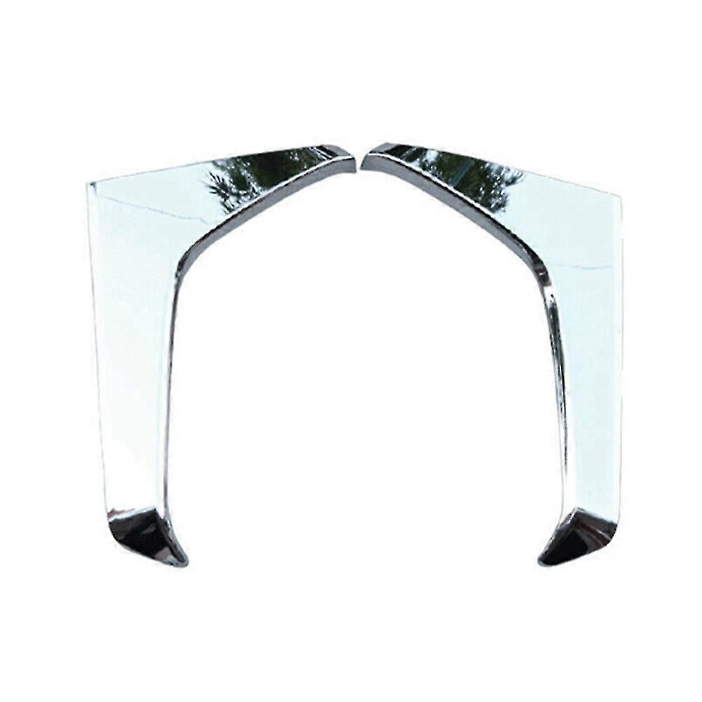 Car Silver Side Spoiler Canards Splitter For Forester 2019-2022 Sticker