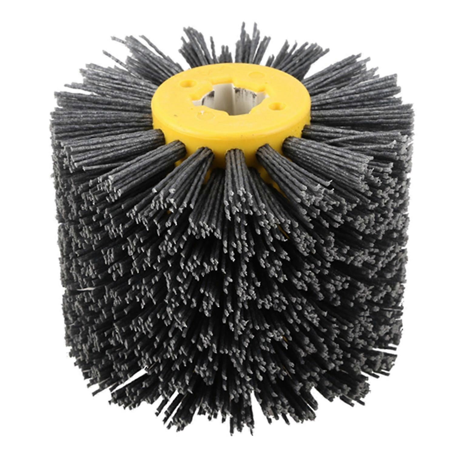 P80 1 Pcs Nylon Abrasive Wire Drum Polishing Wheel Electric Brush For Woodworking Metalworking