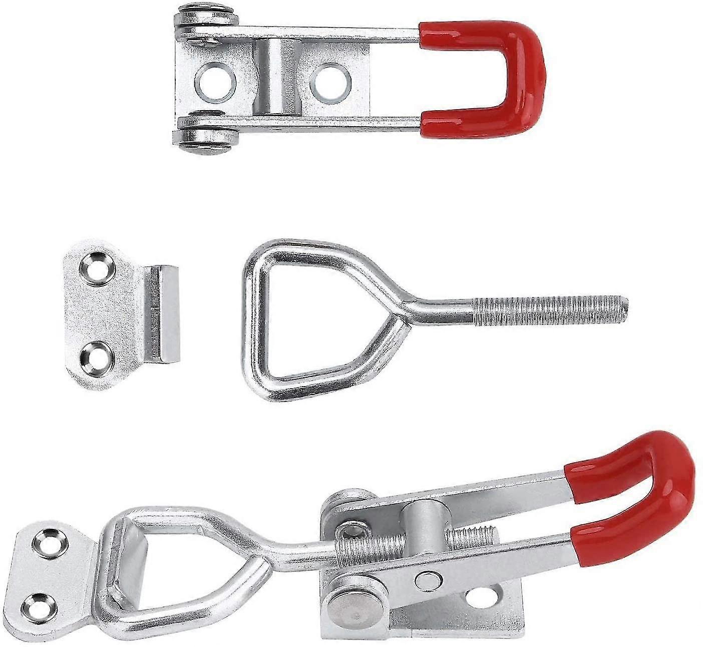 4 Pack Pull Pulls Adjustable Latch Quick Release Clamp Scraping Toggle Latch 100kg 220lbbs Capacity Hold Hasp Clamp Heavy Duty Heavy Duty Pu