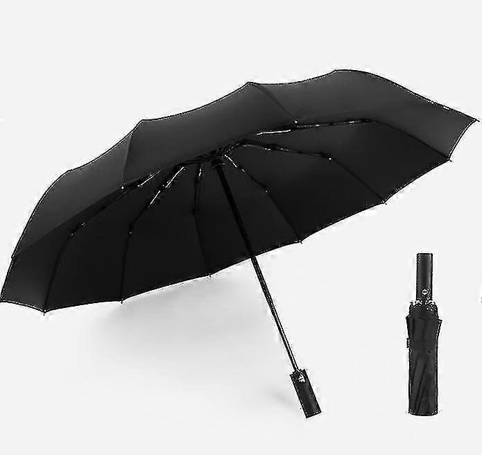 12-bone Three-fold Automatic Sun And Rain Dual-use Umbrellas, Creative Umbrellas-ZC