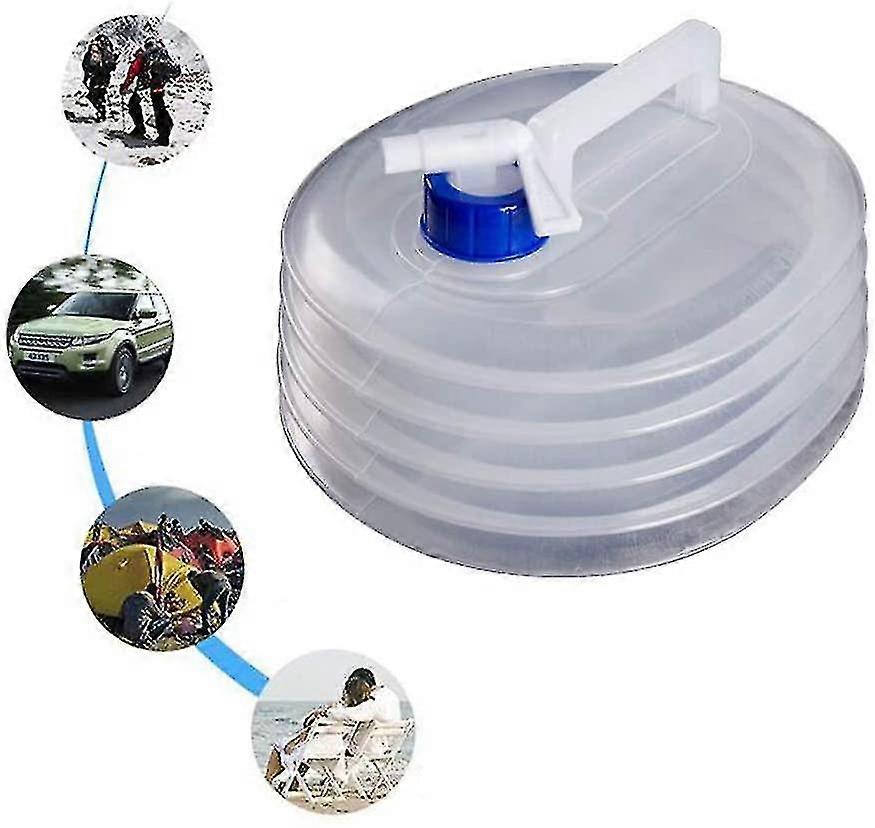 Collapsible Water Container, 5l/10l/15l Portable Collapsible Bpa Free Water Tank, Non-toxi
