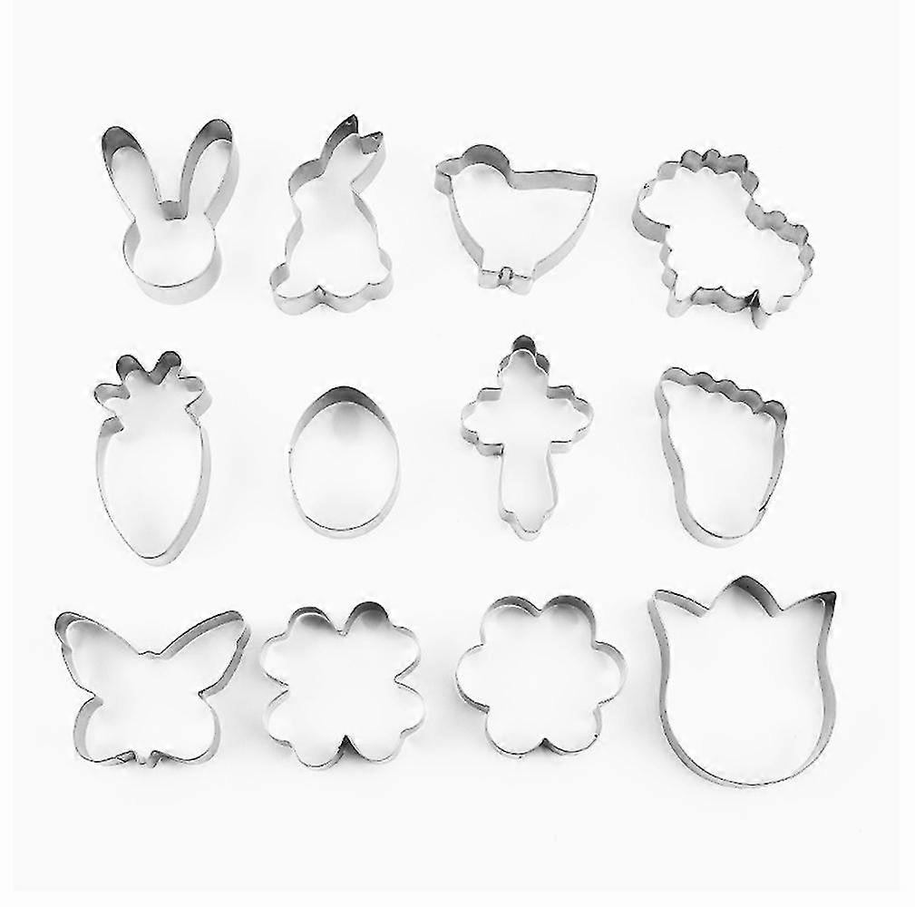 Easter Cookie Molds 21 Piece Set, Easter Bunny Egg Cookie Mold Moulds