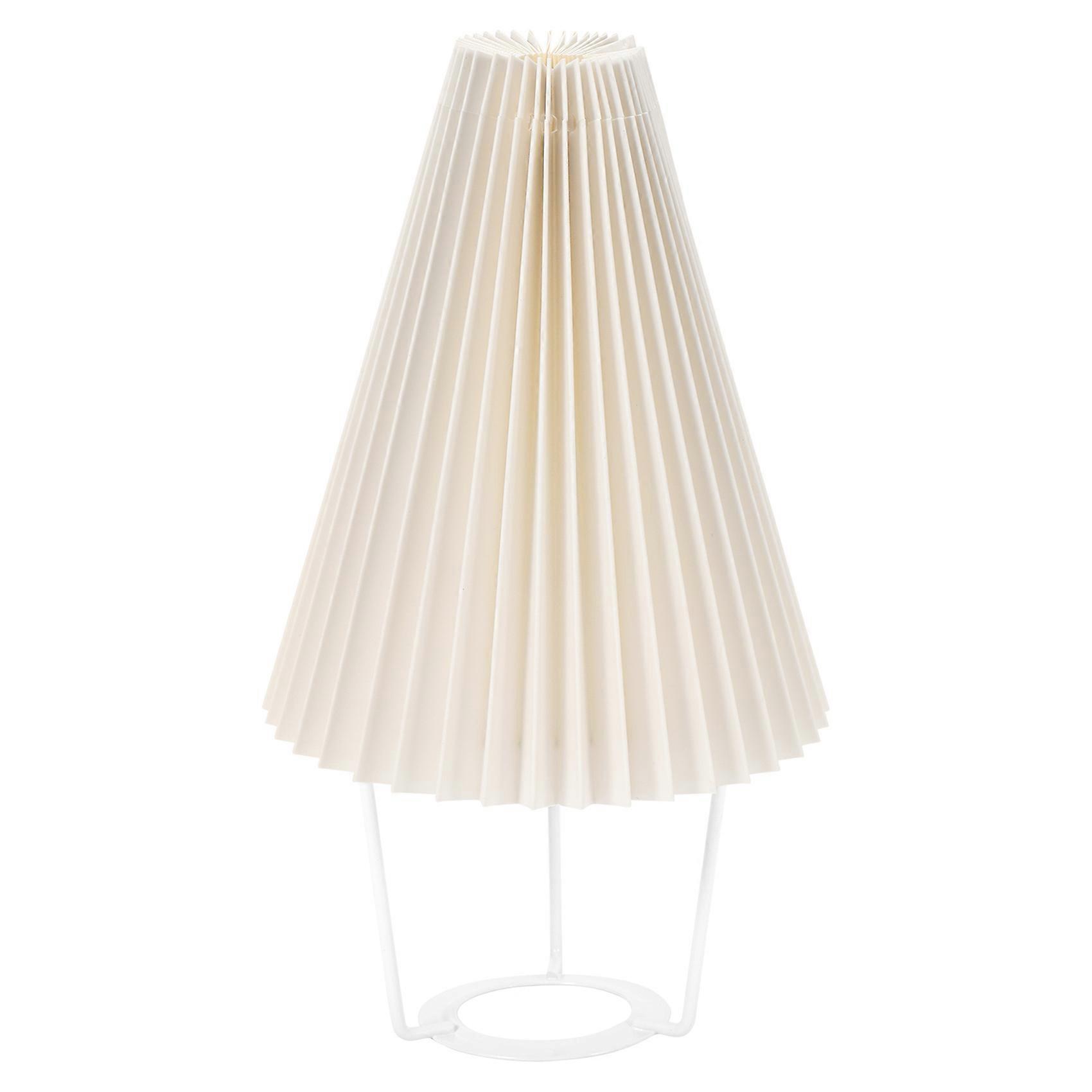Pleats Lampshade Table Lamp Standing Japanese Style Pleated Lampshade Desk Lamp Shade Bedroom -B