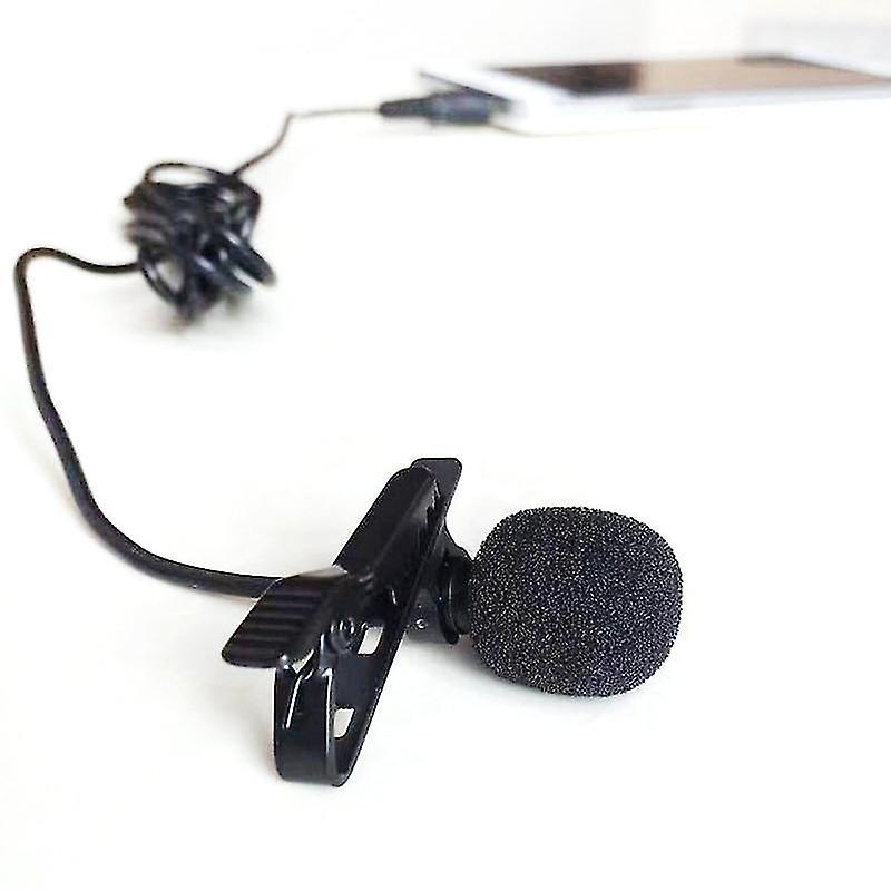 Mini Portable Microphone Condenser Clip-on Revers