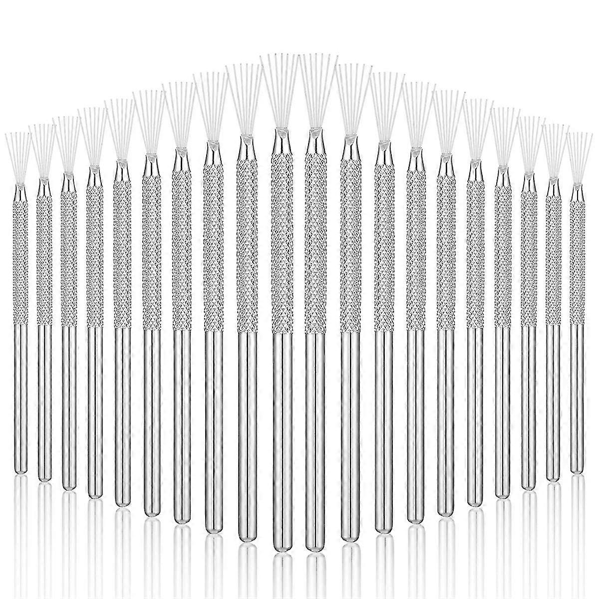 20pcs Clay Needle Tool Clay Modeling Tools Feather Wire Texture Tool For Pottery Sculpting Texturing Detail Tools