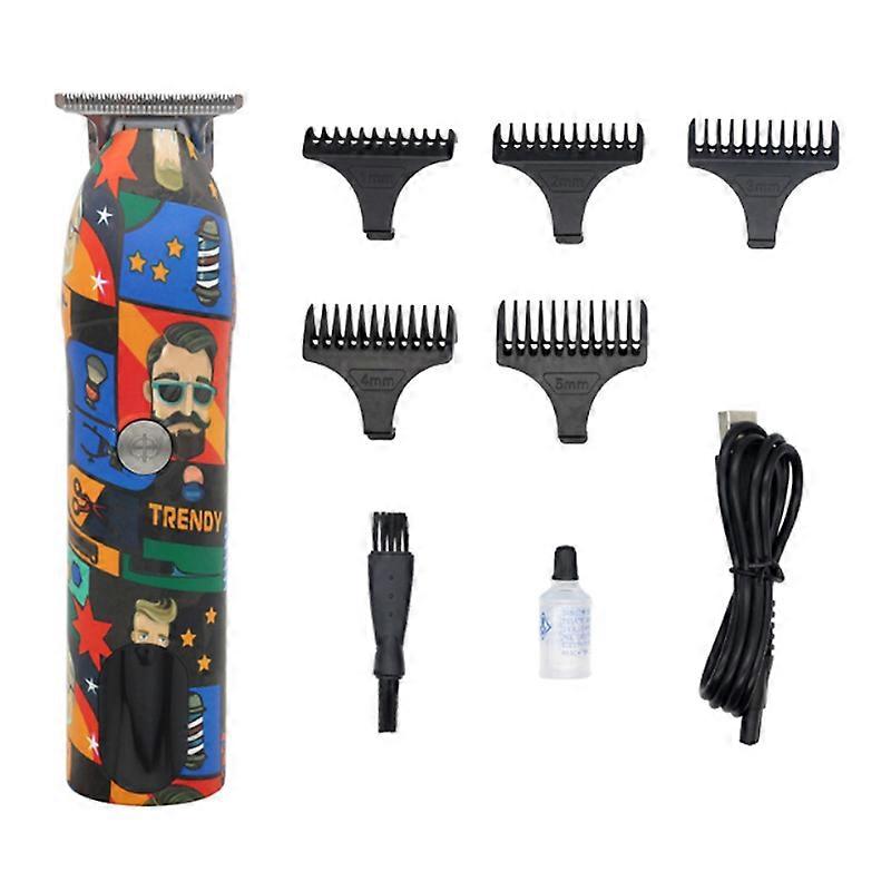Barber scissors beard trimmer cordless rechargeable body shaver beauty kit