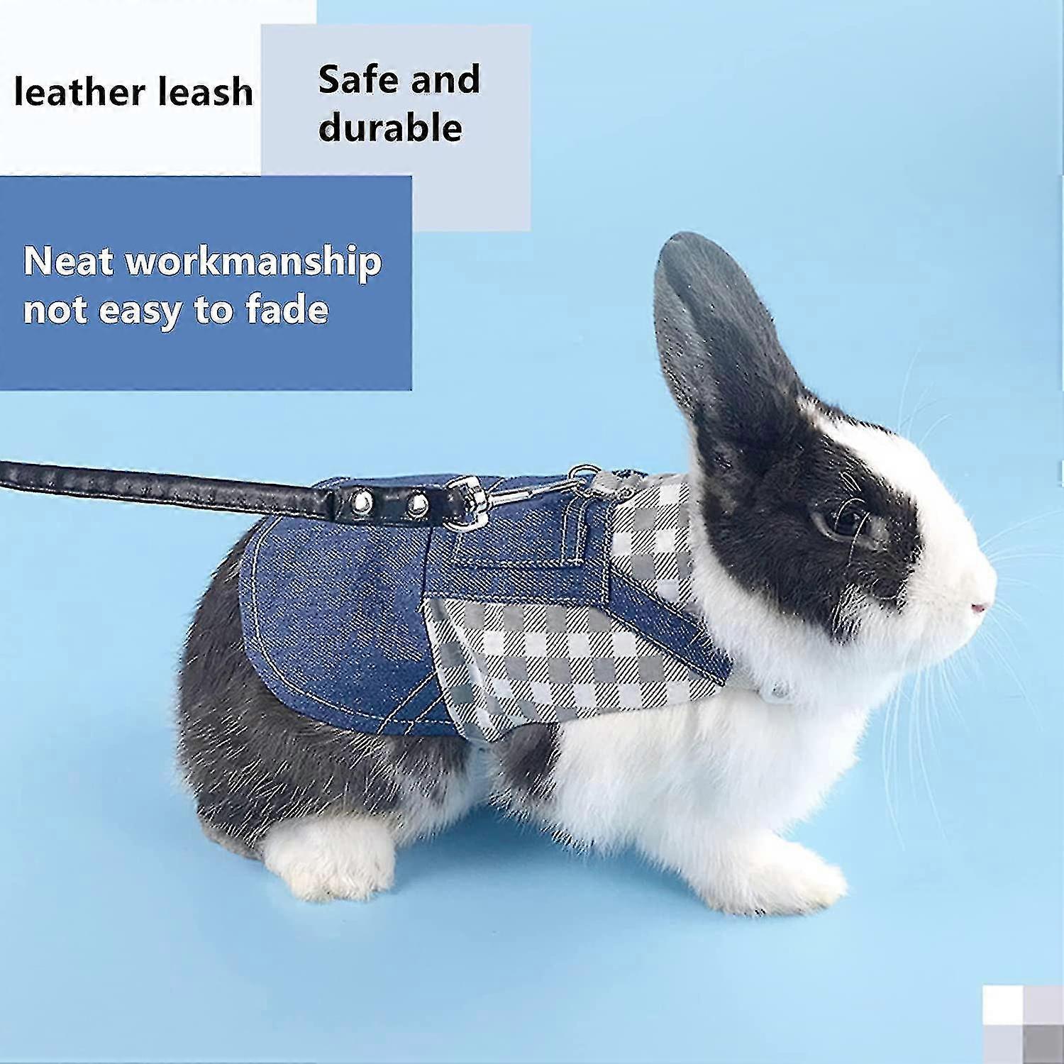 Adjustable Rabbit Harness Leash Rabbit Harness With Lead For Rabbit ...