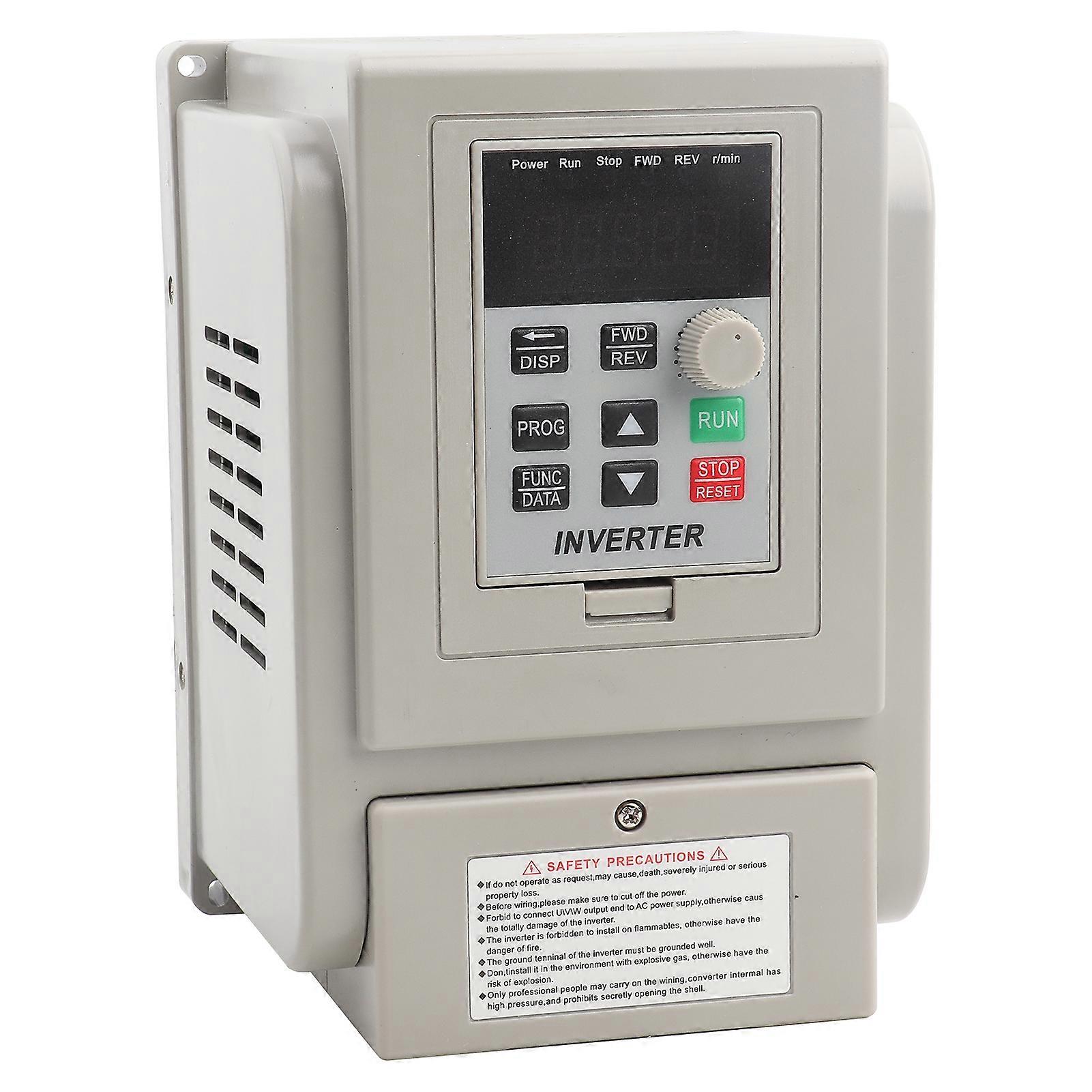 220V Single Phase Variable Frequency Drive VFD Speed Controller For 3 Phase 4kW AC Motor
