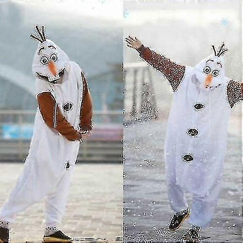 Olaf Frozen Erwachsene Schneemann Kostüm Newway Pyjama Szc_SSDLV