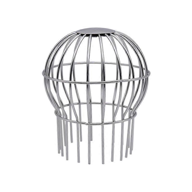 Gutter Guard 3 Inch 304 Stainless Steel Filter Strainer Fits for 2.6" ~ 3.7" Round Downspout, Stops Leaves Seeds and Other Debris Gutter Cleaning Tool