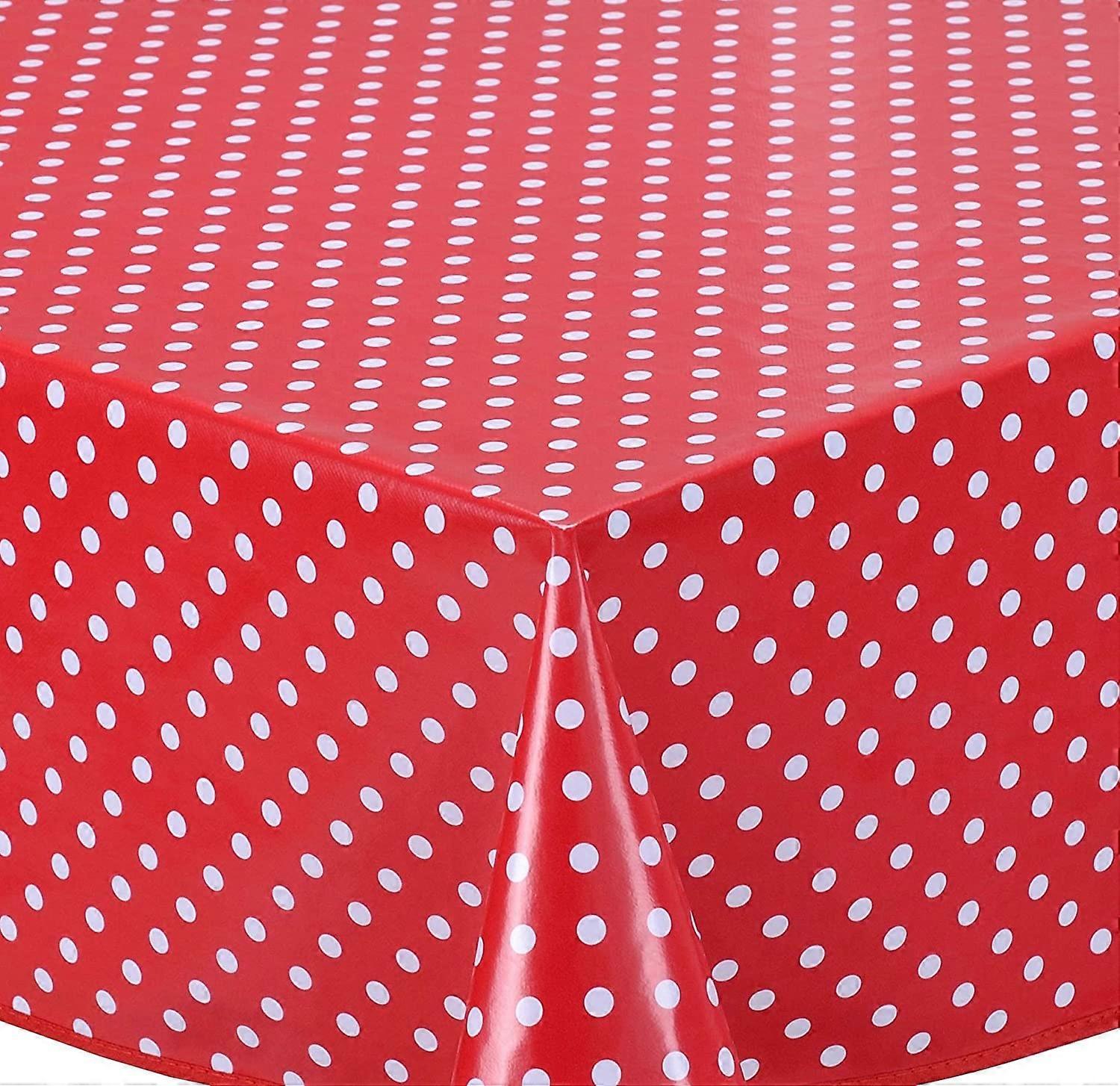 Disposable plastic 140 x 180 cm tablecloth birthday decoration rectangular PE Wave dot dot tablecloth