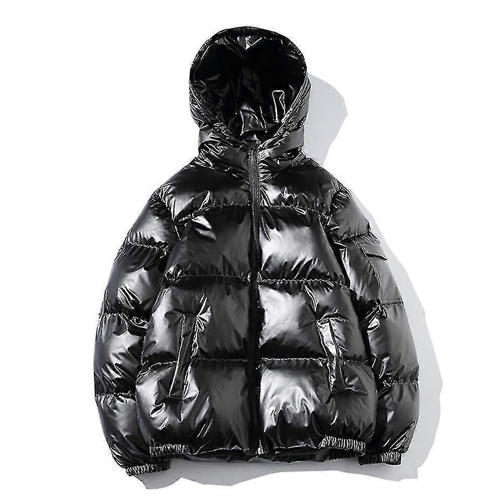 Jaqueta de Inverno de Algodão com Capuz Completo e Zíper Completo para Homens VYI