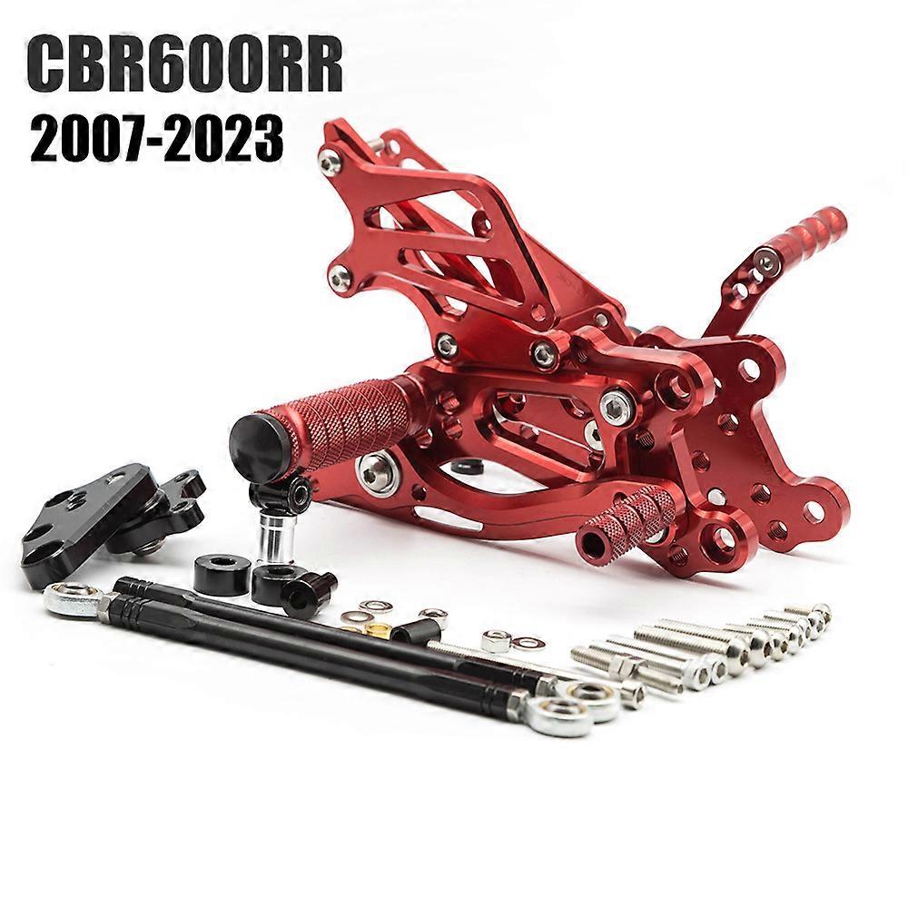 Cnc αλουμίνιο rckwrtige fu sttze fu πεντάλ fr honda cbr600rr abs cbr 2013 rr cbr600 rr 2023 2012-2015