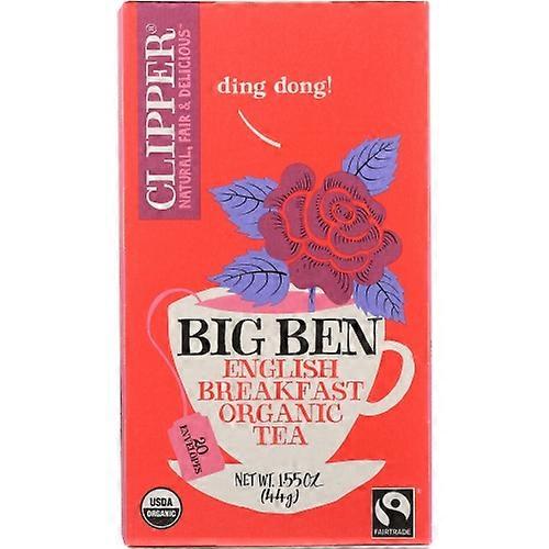Clipper Tea Big Ben Black Org ,1.55 Oz(Case Of 6)