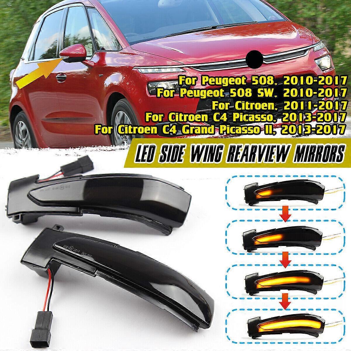 2x dynamic flashing phrase set for Peugeot 508 Citron DS5 C4 10-17