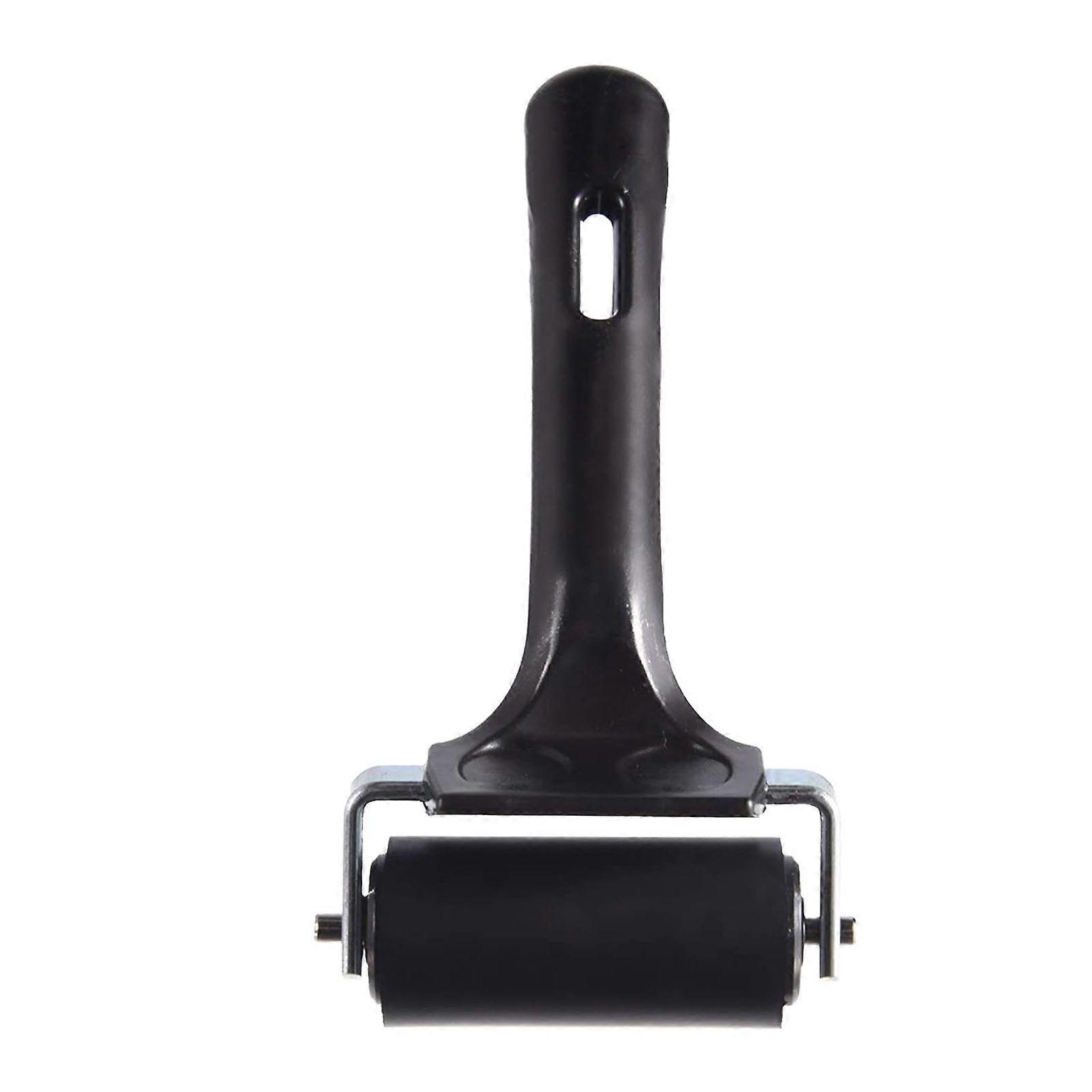 6cm Sturdy Rubber Hand Roller Brayer Roller 2PCS for Printmaking Painting Crafting