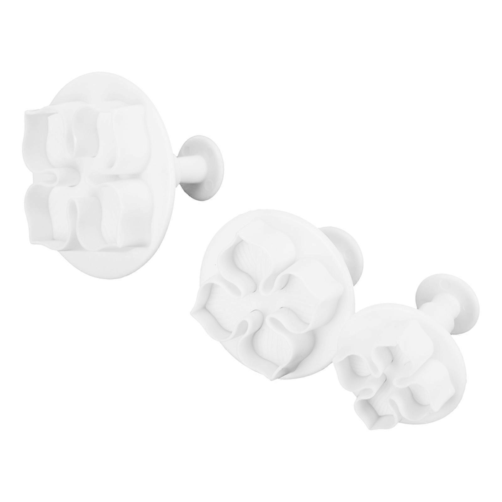 3Pcs Cake Decorating Mold Hydrangea Pattern Biscuits Cutter Spring Mold Baking Pastry Tool_