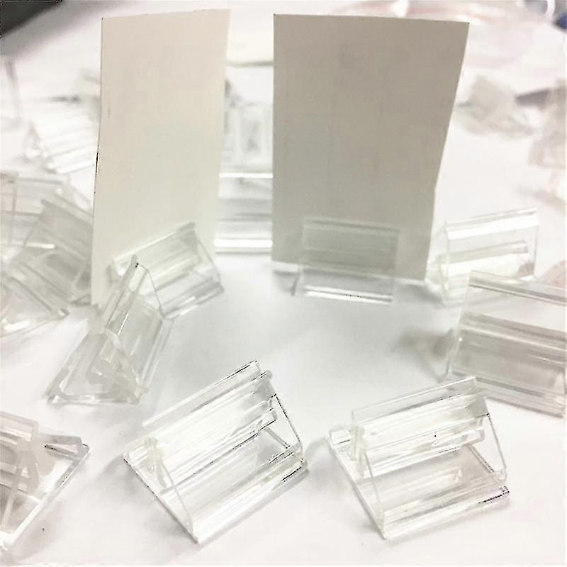 10Pcs Crystal Full Trasparent Pp Full Plastic Cards Base Stand For Paper Card Board Games