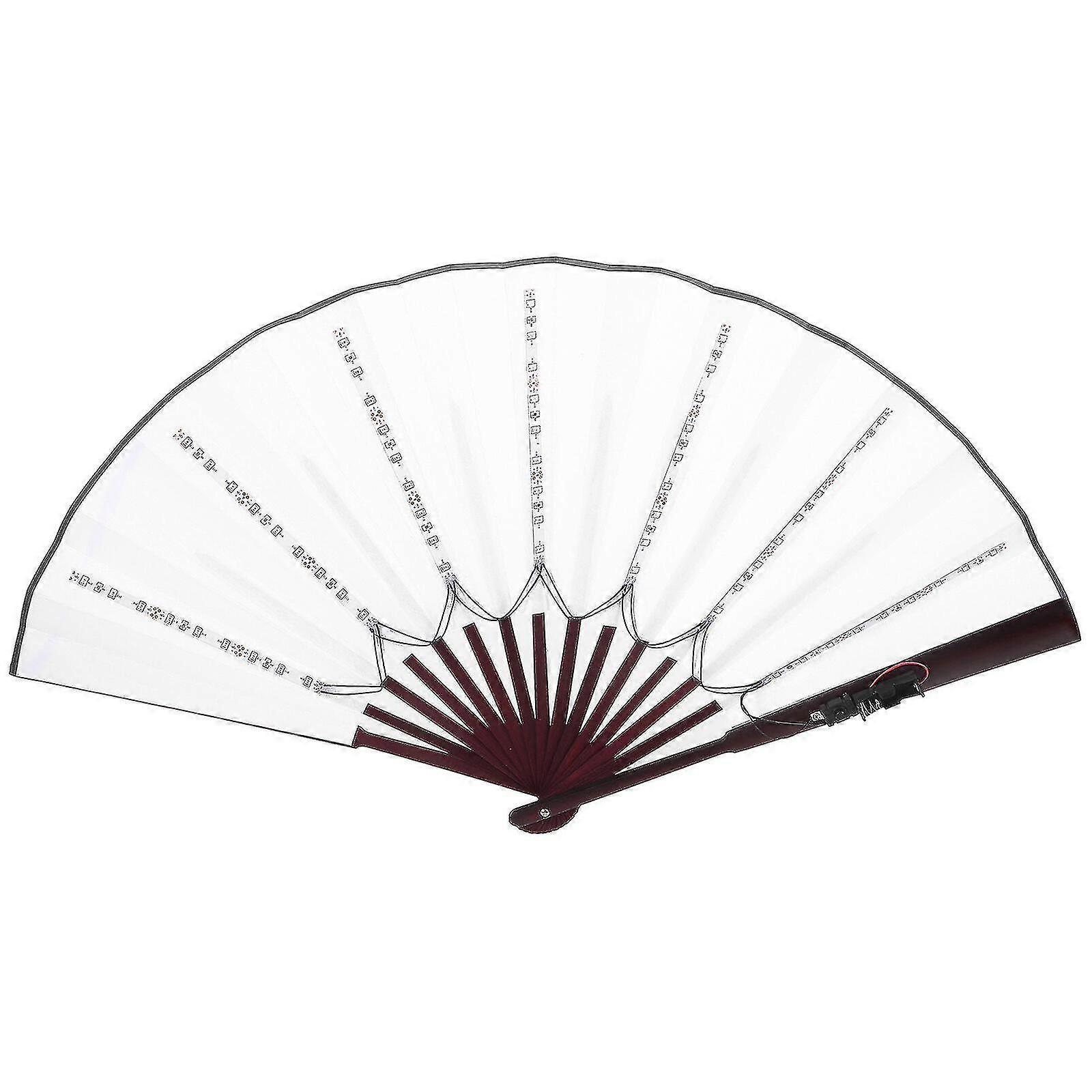 Kinesisk håndholdt foldeventilator LED foldeventilator ydeevne glødende foldeventilator