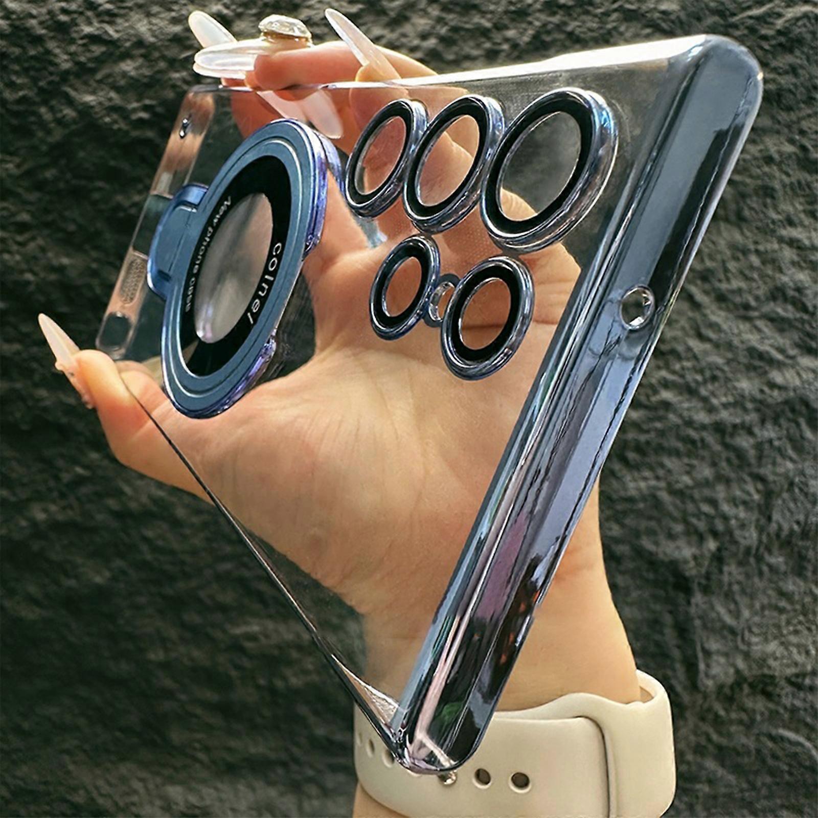 for S24 Ultra Case with Magnetic Ring, Shockproof for Samsung Galaxy S24 Ultra Kickstand Case Compatible with MagSafe