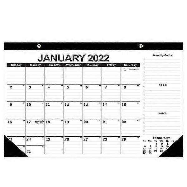 Wall Calendar Desk Calendar 2022 Monthly Planner Calendar Pad 18 Month Large Desktop Calendar