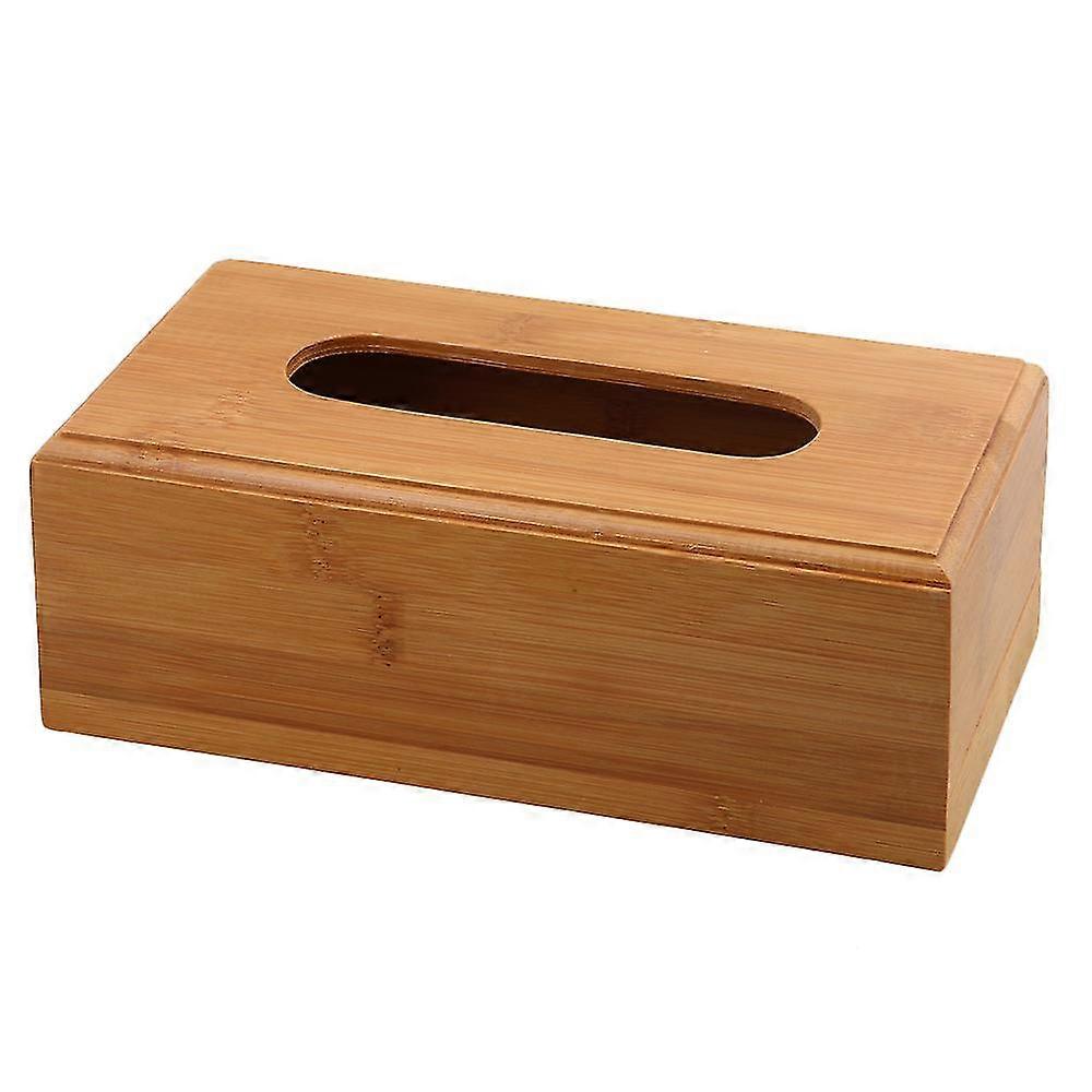 Draw-out Type Bamboo Napkin Dispenser Tissue Cover Holder