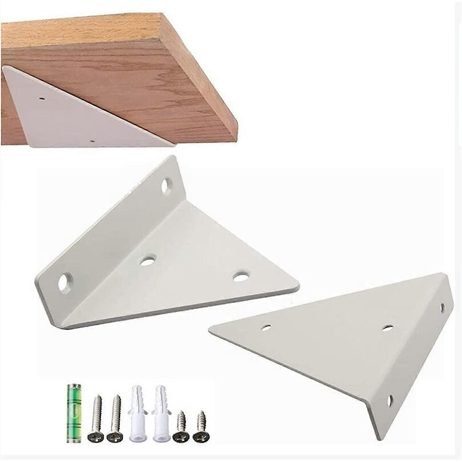 2 Pieces Shelf Brackets, Shelf Bracket, Concealed Invisible Shelf Brackets, Triangle Wall Shelf Bracket, For Bedroom