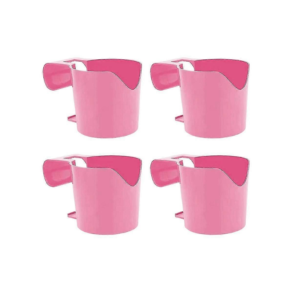 4pcs Poolside Cup Holders, Poolside Storage Basket, For Most Frame Pools, Container Hook Above Grou