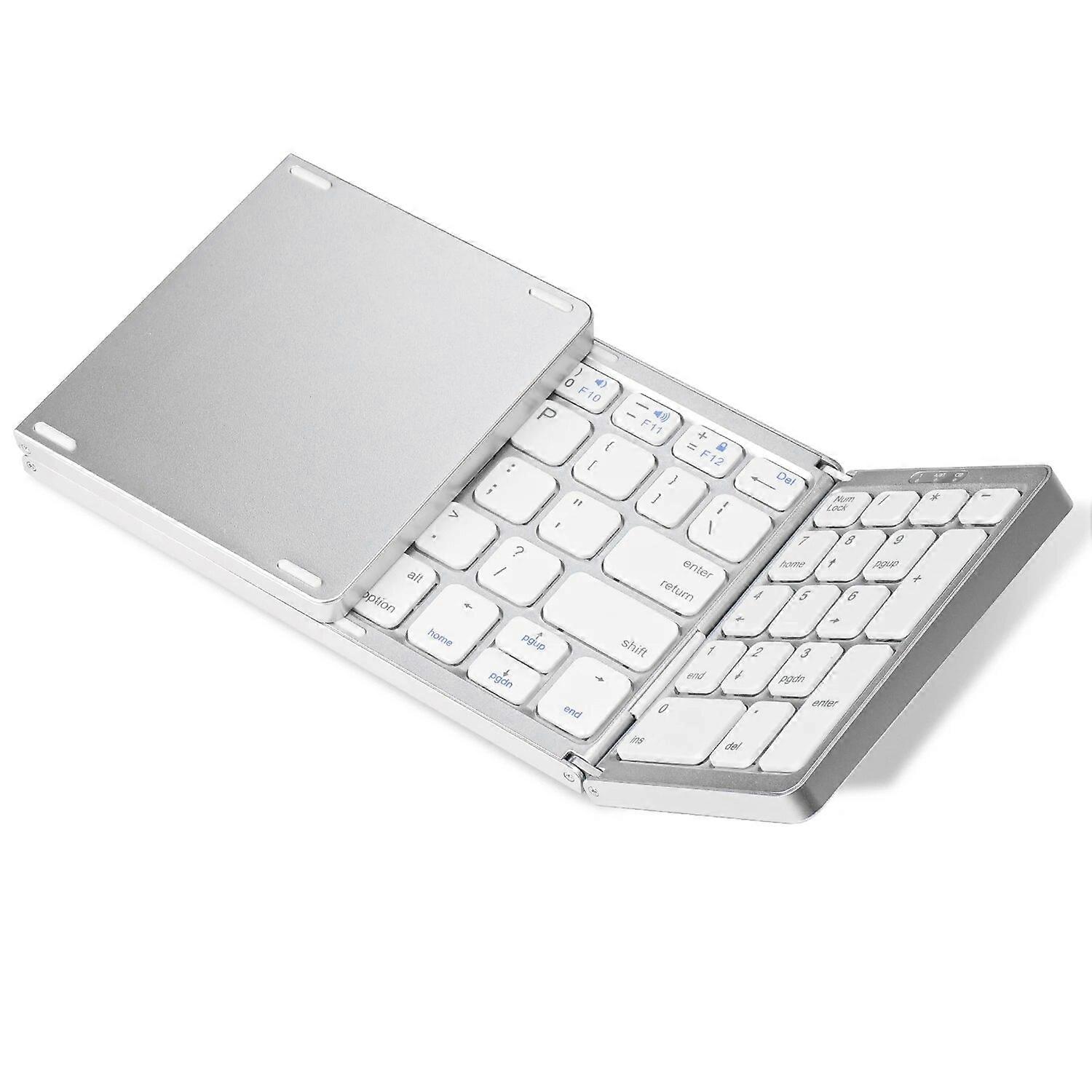 Wireless Folding Keyboard BT Numeric Keypad for IOS Android Windows Ipad Tablet Portable Mini Digital Three Folding Keypad